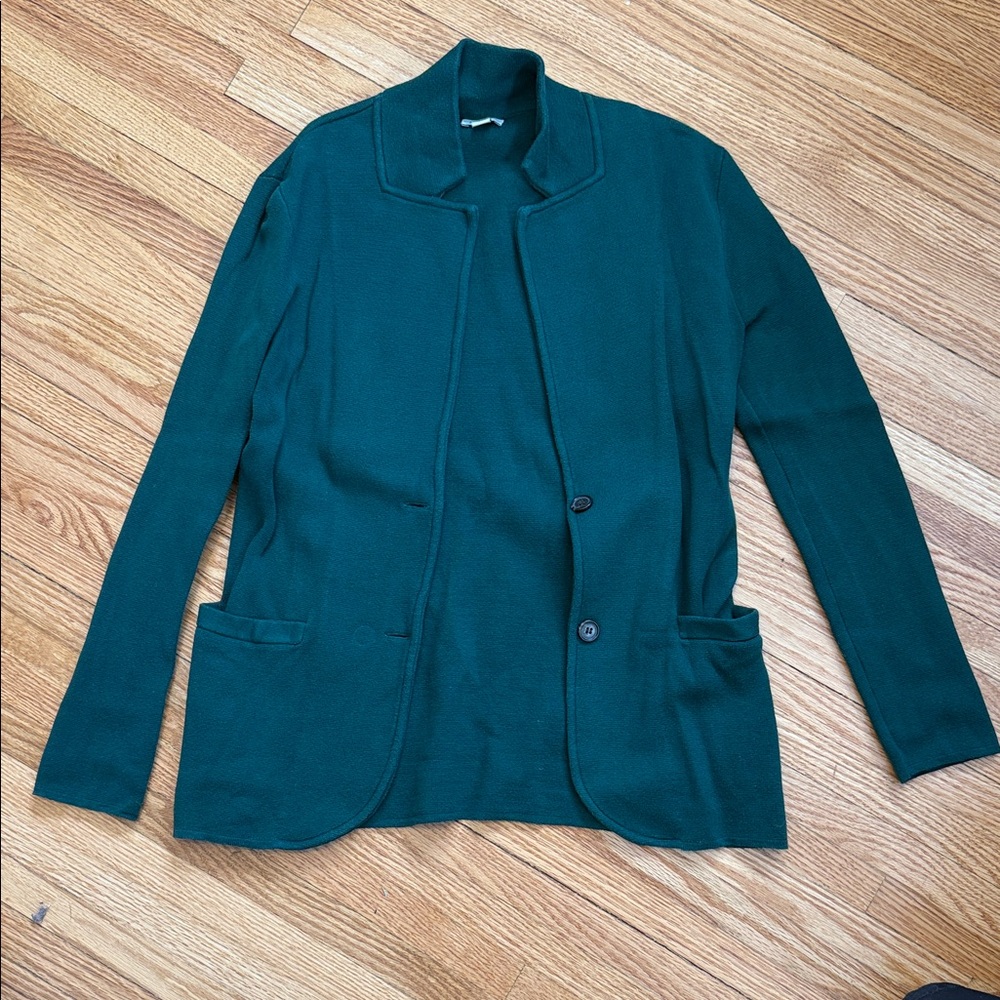 J. Crew Green Women's Sweater Blazer